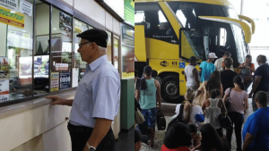 Idoso ônibus de graça