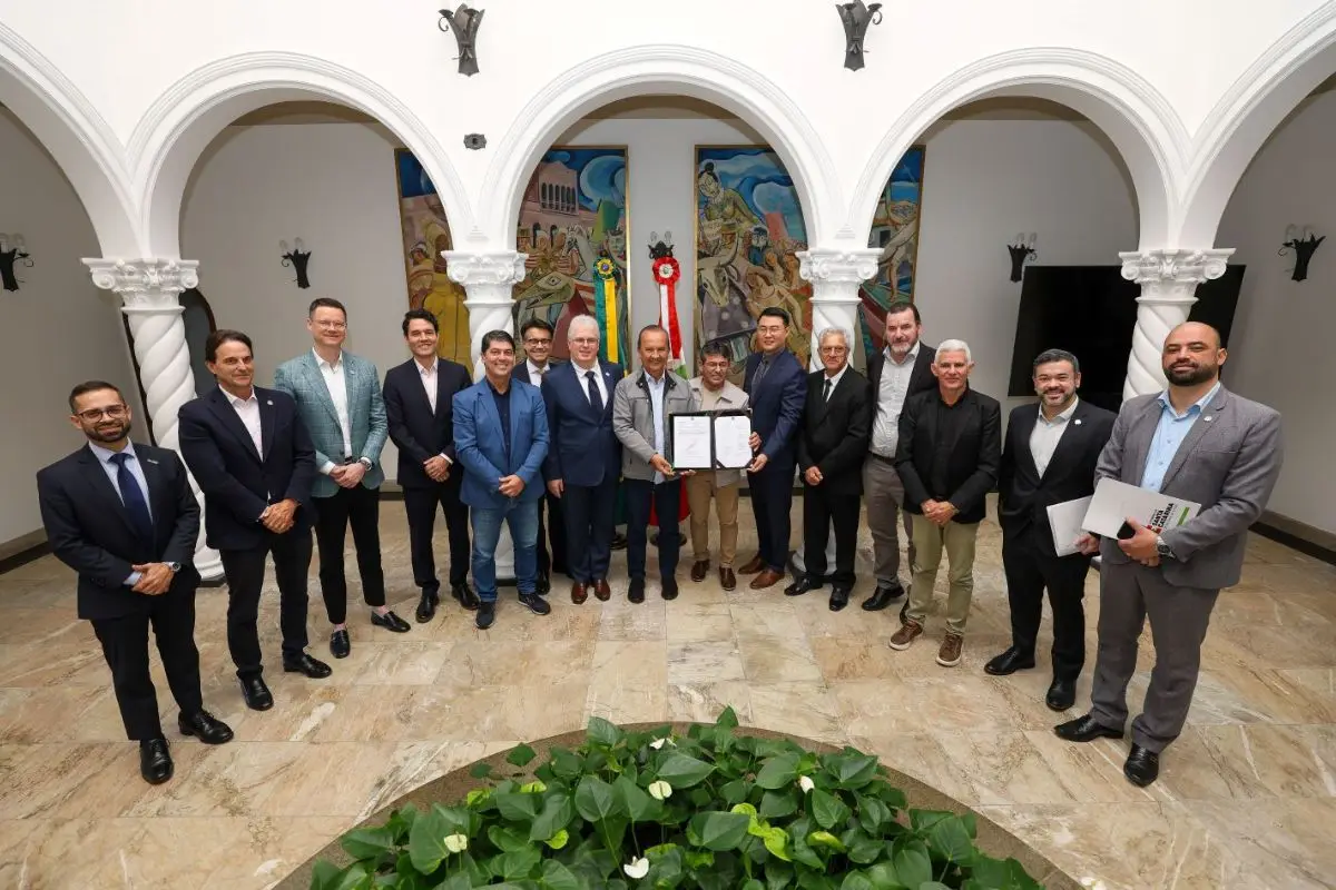 Reunião da empresa com o Governo de Santa Catarina