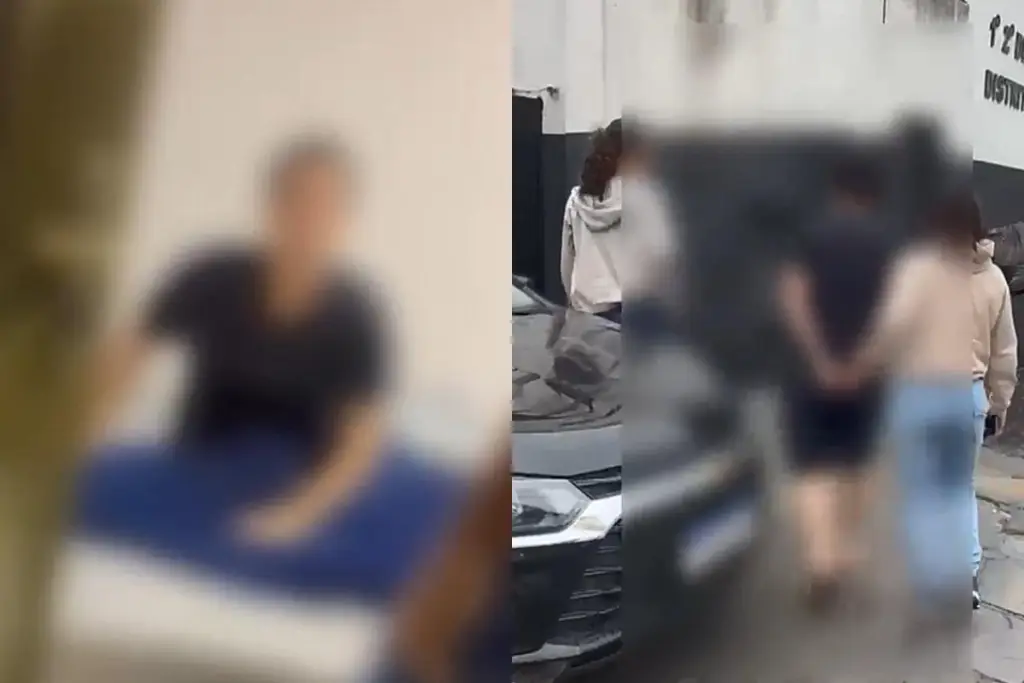 momento da prisão de investigado por abuso sexual em anápolis